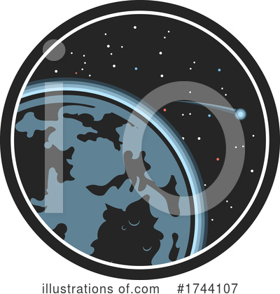 Royalty-Free (RF) Outer Space Clipart Illustration by Vector Tradition SM - Stock Sample #1744107