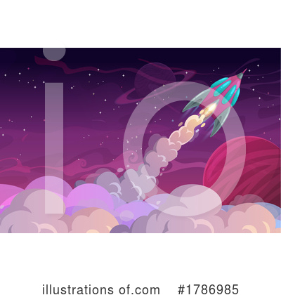 Royalty-Free (RF) Outer Space Clipart Illustration by Vector Tradition SM - Stock Sample #1786985