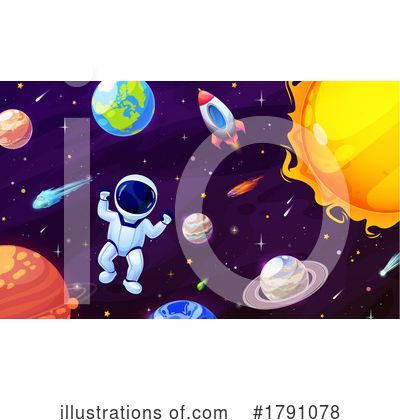 Royalty-Free (RF) Outer Space Clipart Illustration by Vector Tradition SM - Stock Sample #1791078