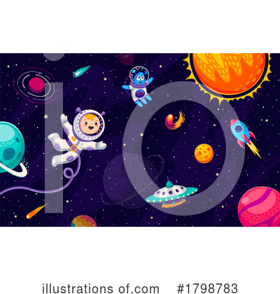 Astronaut Clipart #1798783 by Vector Tradition SM