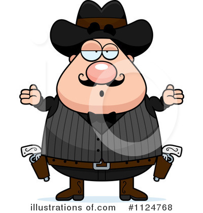 Royalty-Free (RF) Outlaw Clipart Illustration by Cory Thoman - Stock Sample #1124768