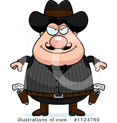 Royalty-Free (RF) Outlaw Clipart Illustration by Cory Thoman - Stock Sample #1124769