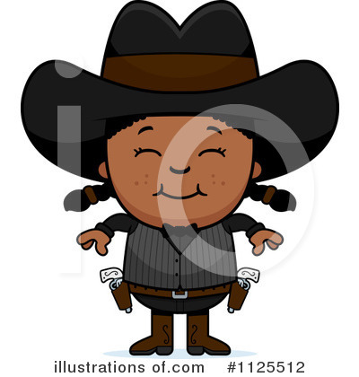 Cowgirl Clipart #1125512 by Cory Thoman