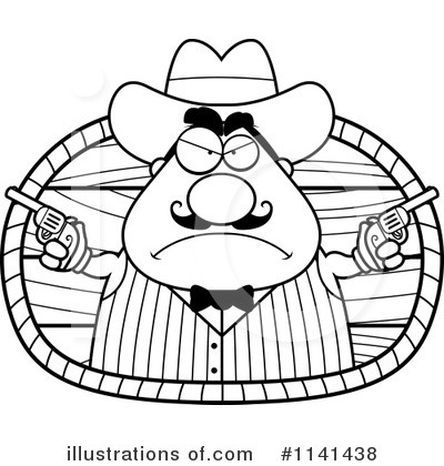 Royalty-Free (RF) Outlaw Clipart Illustration by Cory Thoman - Stock Sample #1141438