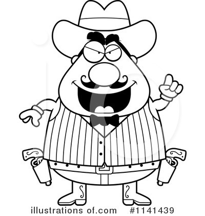 Royalty-Free (RF) Outlaw Clipart Illustration by Cory Thoman - Stock Sample #1141439
