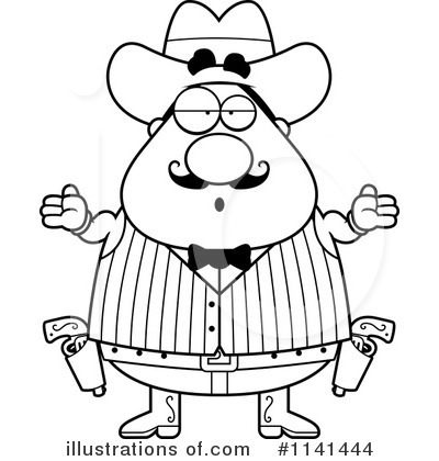 Royalty-Free (RF) Outlaw Clipart Illustration by Cory Thoman - Stock Sample #1141444