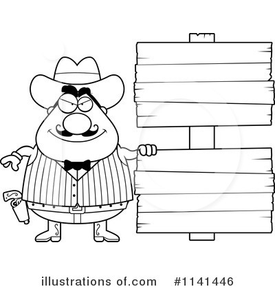 Royalty-Free (RF) Outlaw Clipart Illustration by Cory Thoman - Stock Sample #1141446
