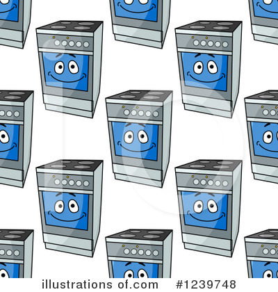 Royalty-Free (RF) Oven Clipart Illustration by Vector Tradition SM - Stock Sample #1239748