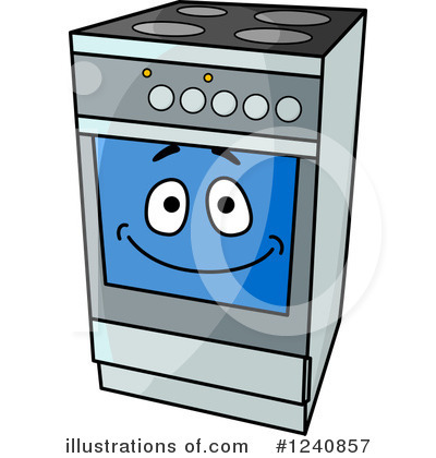 Royalty-Free (RF) Oven Clipart Illustration by Vector Tradition SM - Stock Sample #1240857