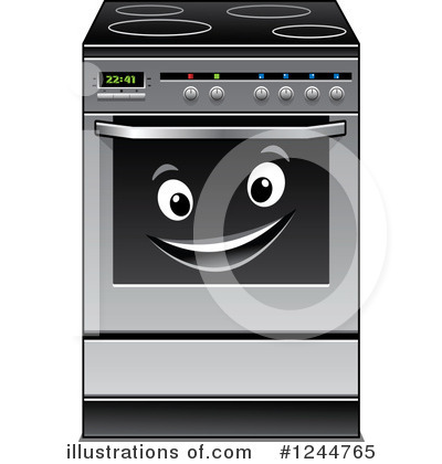 Royalty-Free (RF) Oven Clipart Illustration by Vector Tradition SM - Stock Sample #1244765