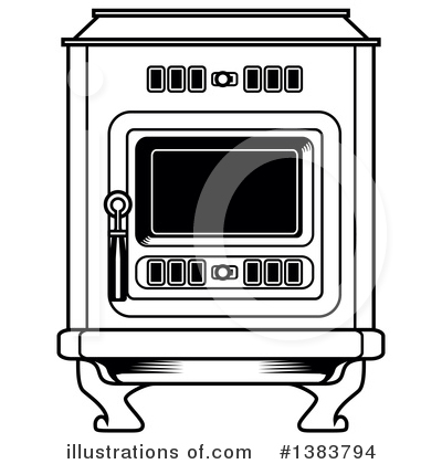 Royalty-Free (RF) Oven Clipart Illustration by Frisko - Stock Sample #1383794