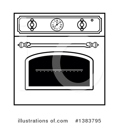 Royalty-Free (RF) Oven Clipart Illustration by Frisko - Stock Sample #1383795