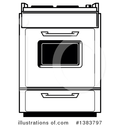 Royalty-Free (RF) Oven Clipart Illustration by Frisko - Stock Sample #1383797