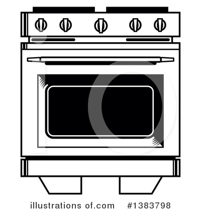Royalty-Free (RF) Oven Clipart Illustration by Frisko - Stock Sample #1383798