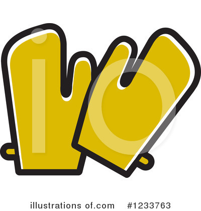Oven Mitt Clipart #1233763 by Lal Perera