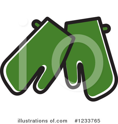 Royalty-Free (RF) Oven Mitt Clipart Illustration by Lal Perera - Stock Sample #1233765