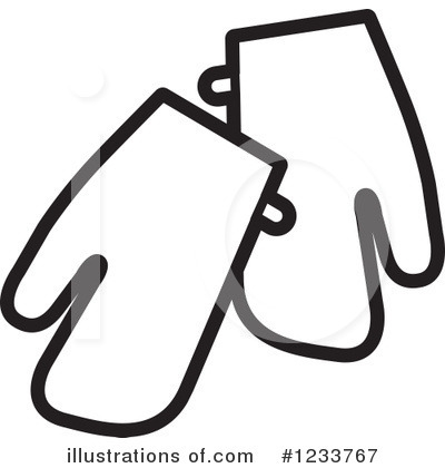 Oven Mitt Clipart #1233767 by Lal Perera