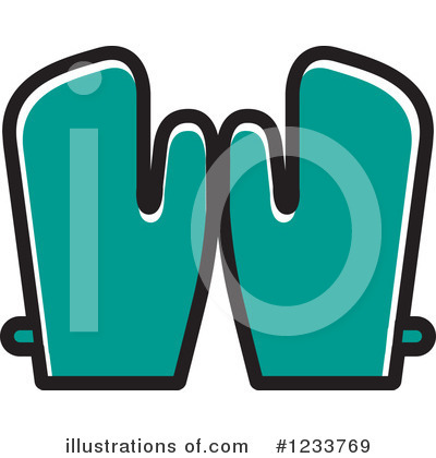Royalty-Free (RF) Oven Mitt Clipart Illustration by Lal Perera - Stock Sample #1233769