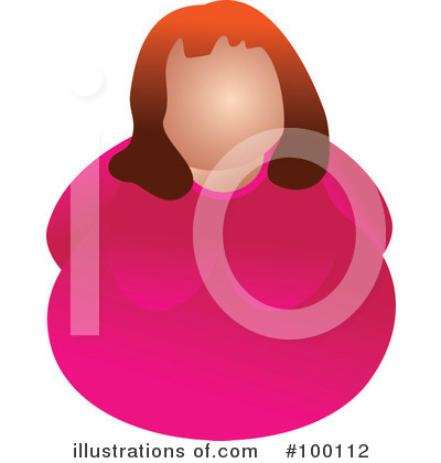 Royalty-Free (RF) Overweight Clipart Illustration by Prawny - Stock Sample #100112