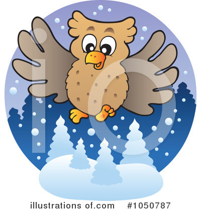 Royalty-Free (RF) Owl Clipart Illustration by visekart - Stock Sample #1050787