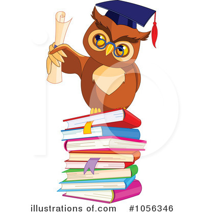 Royalty-Free (RF) Owl Clipart Illustration by Pushkin - Stock Sample #1056346