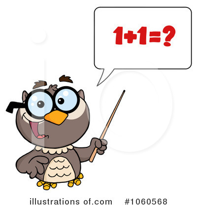 Royalty-Free (RF) Owl Clipart Illustration by Hit Toon - Stock Sample #1060568