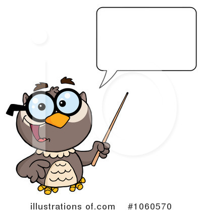 Royalty-Free (RF) Owl Clipart Illustration by Hit Toon - Stock Sample #1060570