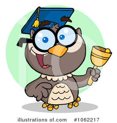 Royalty-Free (RF) Owl Clipart Illustration by Hit Toon - Stock Sample #1062217