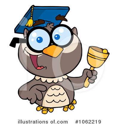 Royalty-Free (RF) Owl Clipart Illustration by Hit Toon - Stock Sample #1062219
