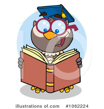 Royalty-Free (RF) Owl Clipart Illustration by Hit Toon - Stock Sample #1062224