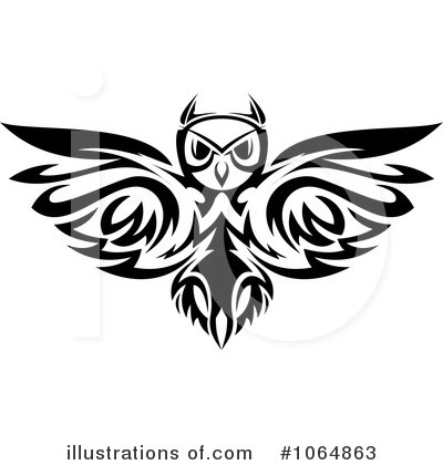 Royalty-Free (RF) Owl Clipart Illustration by Vector Tradition SM - Stock Sample #1064863