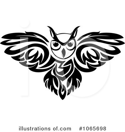 Royalty-Free (RF) Owl Clipart Illustration by Vector Tradition SM - Stock Sample #1065698