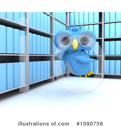 Royalty-Free (RF) Owl Clipart Illustration by KJ Pargeter - Stock Sample #1090758