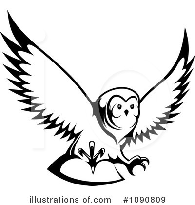 Royalty-Free (RF) Owl Clipart Illustration by Vector Tradition SM - Stock Sample #1090809