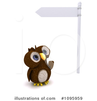 Royalty-Free (RF) Owl Clipart Illustration by KJ Pargeter - Stock Sample #1095959
