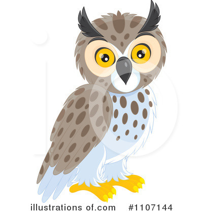 Owl Clipart #1107144 by Alex Bannykh
