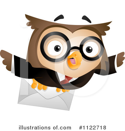 Royalty-Free (RF) Owl Clipart Illustration by BNP Design Studio - Stock Sample #1122718