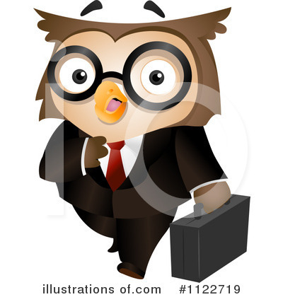 Royalty-Free (RF) Owl Clipart Illustration by BNP Design Studio - Stock Sample #1122719