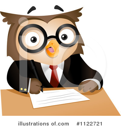 Royalty-Free (RF) Owl Clipart Illustration by BNP Design Studio - Stock Sample #1122721