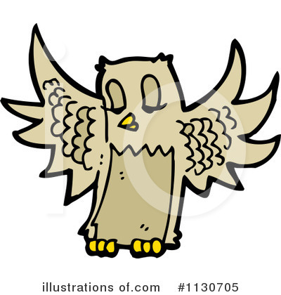 Royalty-Free (RF) Owl Clipart Illustration by lineartestpilot - Stock Sample #1130705