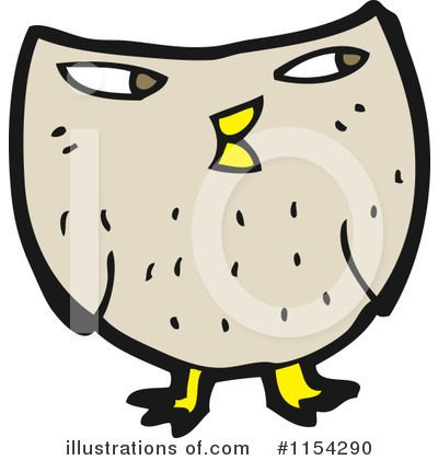 Royalty-Free (RF) Owl Clipart Illustration by lineartestpilot - Stock Sample #1154290