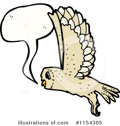 Royalty-Free (RF) Owl Clipart Illustration by lineartestpilot - Stock Sample #1154305