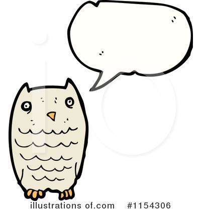 Royalty-Free (RF) Owl Clipart Illustration by lineartestpilot - Stock Sample #1154306