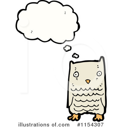 Royalty-Free (RF) Owl Clipart Illustration by lineartestpilot - Stock Sample #1154307