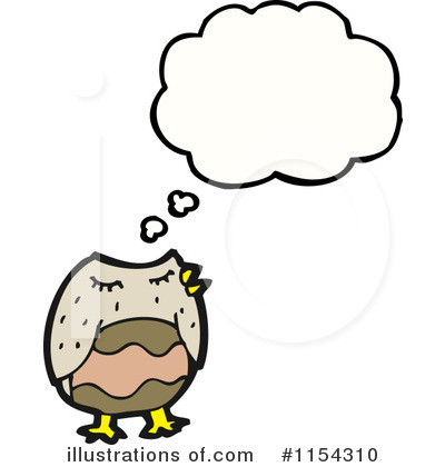 Royalty-Free (RF) Owl Clipart Illustration by lineartestpilot - Stock Sample #1154310