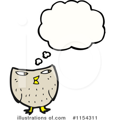 Royalty-Free (RF) Owl Clipart Illustration by lineartestpilot - Stock Sample #1154311