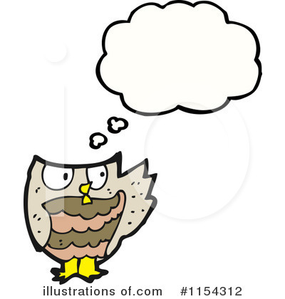 Royalty-Free (RF) Owl Clipart Illustration by lineartestpilot - Stock Sample #1154312