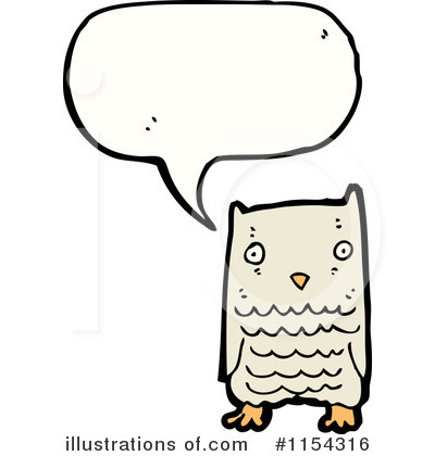Royalty-Free (RF) Owl Clipart Illustration by lineartestpilot - Stock Sample #1154316