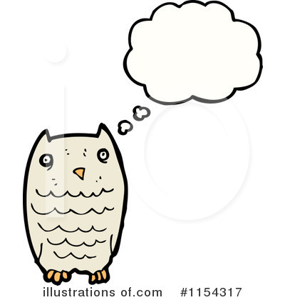 Royalty-Free (RF) Owl Clipart Illustration by lineartestpilot - Stock Sample #1154317