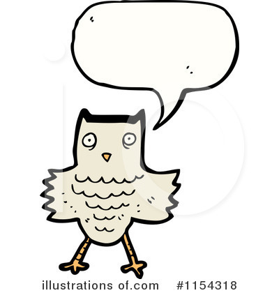 Royalty-Free (RF) Owl Clipart Illustration by lineartestpilot - Stock Sample #1154318